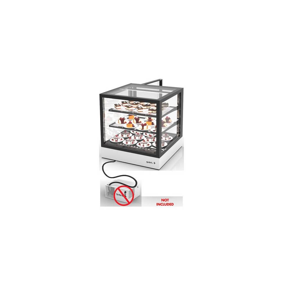 Vetrina Refrigerata Drop-in SAYL IN-60-60RZ — 600×600 mm Gruppo Remoto con LED – immagine 1
