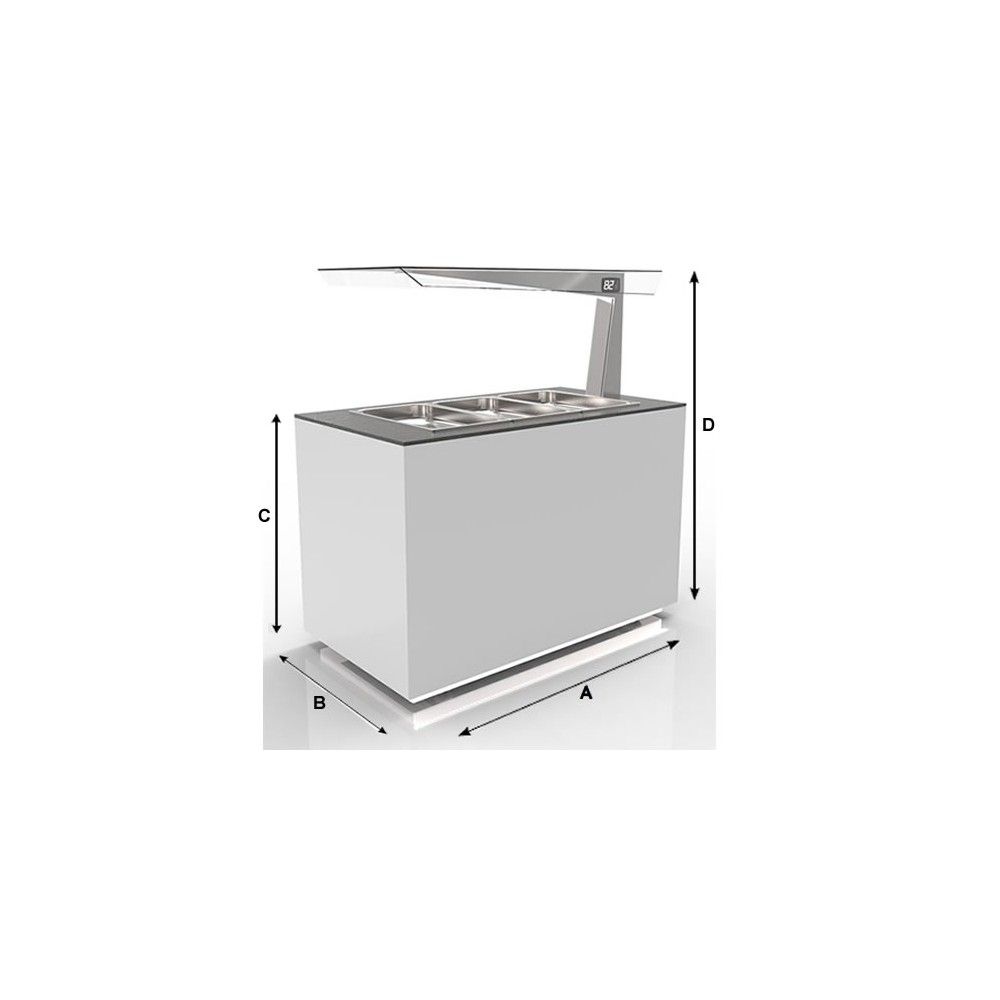 Buffet Neutro Sayl BUBA — Base con Ala di Protezione