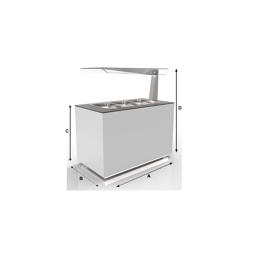 Buffet Neutro Sayl BUBA — Base con Ala di Protezione – immagine 1