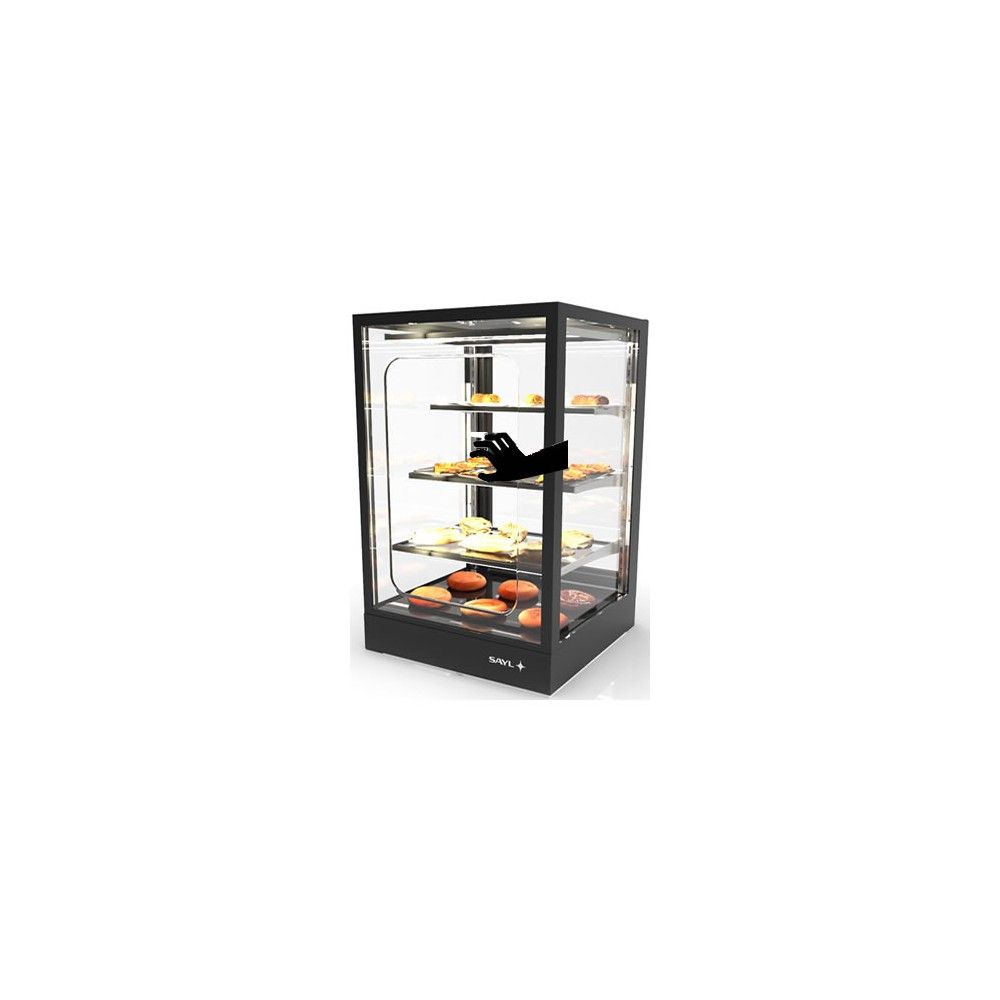 Vetrina Calda Grab & Go Drop-in SAYL IN-60-90CG — 600×900 mm con LED