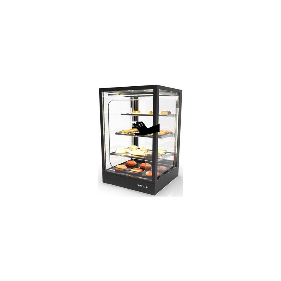 Vetrina Calda Grab & Go Drop-in SAYL IN-60-90CG — 600×900 mm con LED – immagine 1