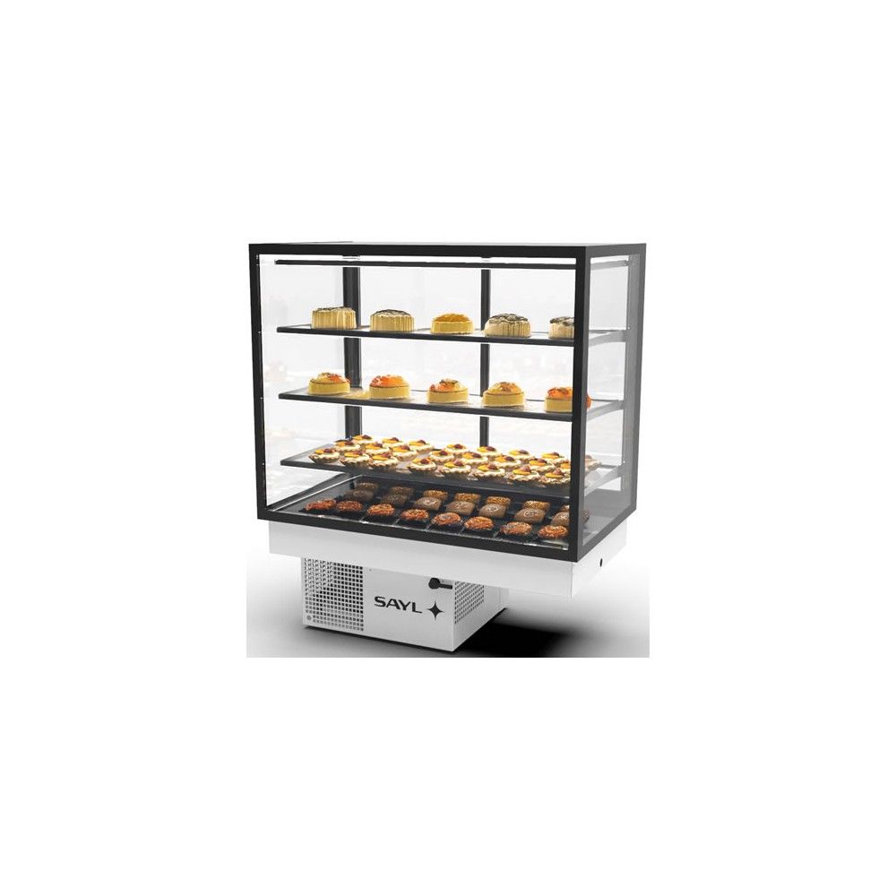 Vetrina Refrigerata da Banco SAYL DP-100-80 — 1000×600×815 mm, +2/+6 °C, LED