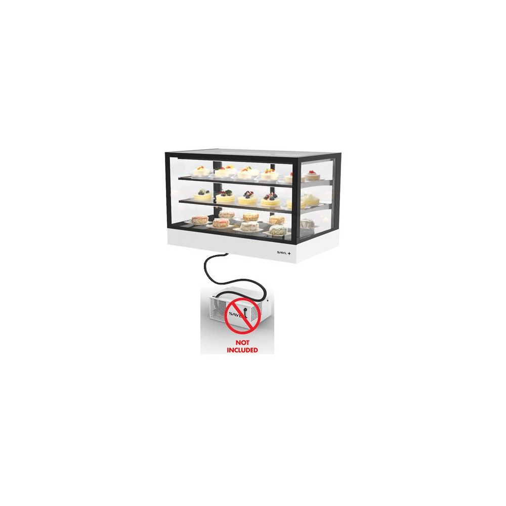 Vetrina Refrigerata Drop-in SAYL IN-100-60RZ — 1000×600 mm Gruppo Remoto con LED