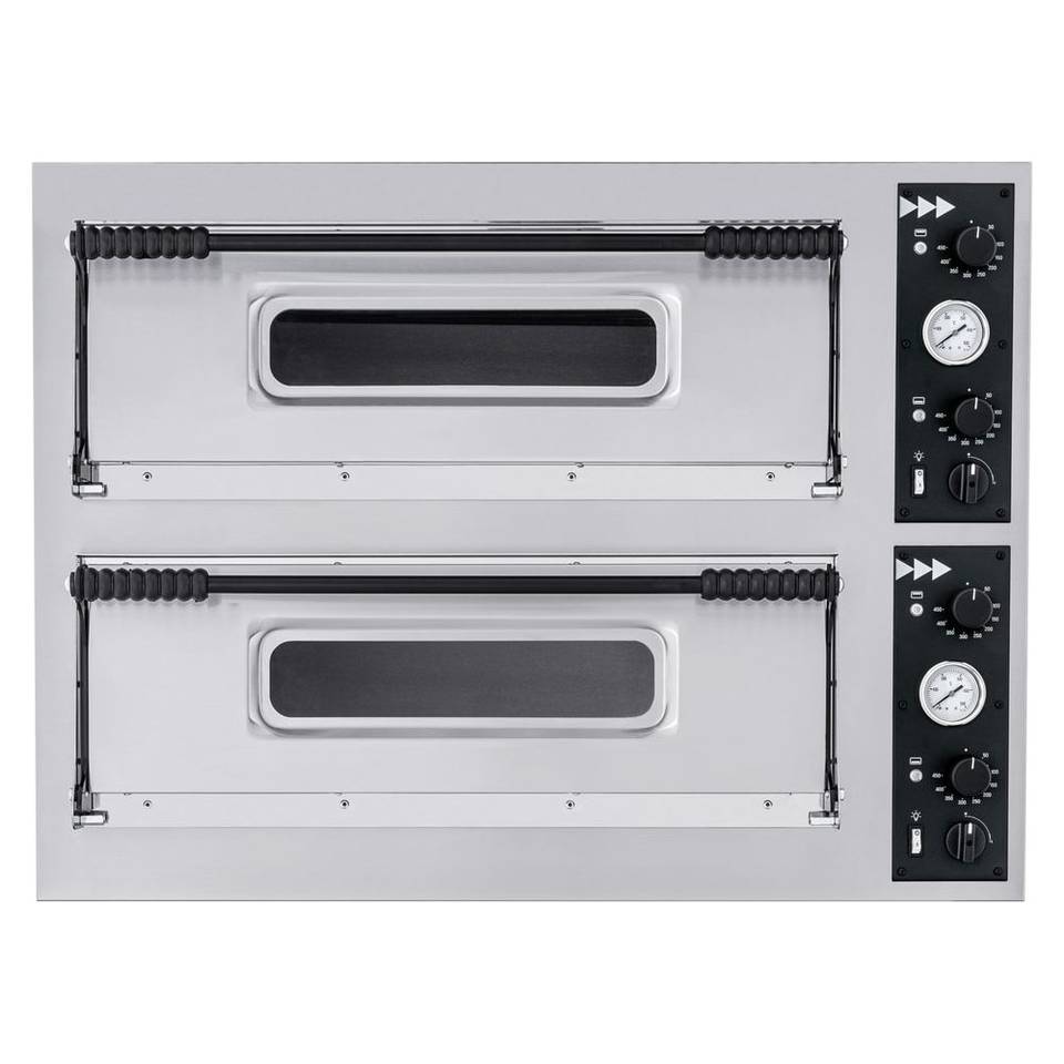 Forno Elettrico per Pizza 2 Camere 4 Pizze 12kW Prismafood Basic XL 44 – immagine 1