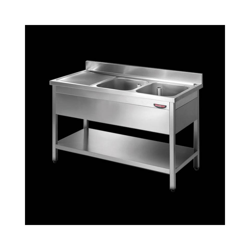 Lavello Professionale a Giorno Tecnodom Inox – immagine 1
