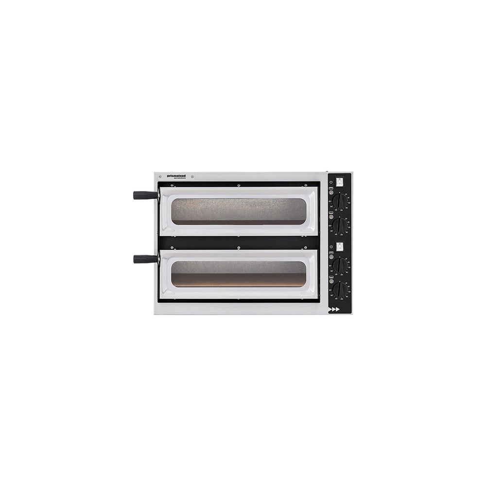 Forno Pizza Elettrico Basic 2/40 Vetro Doppia Camera Compatto