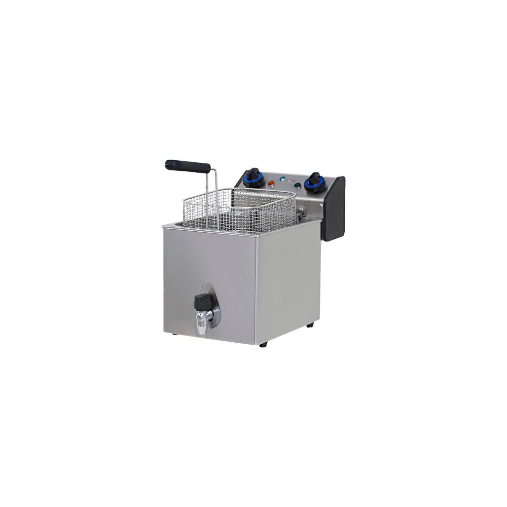 FRIGGITRICE ELETTRICA 8 LT CON RUBINETTO DI SCARICO