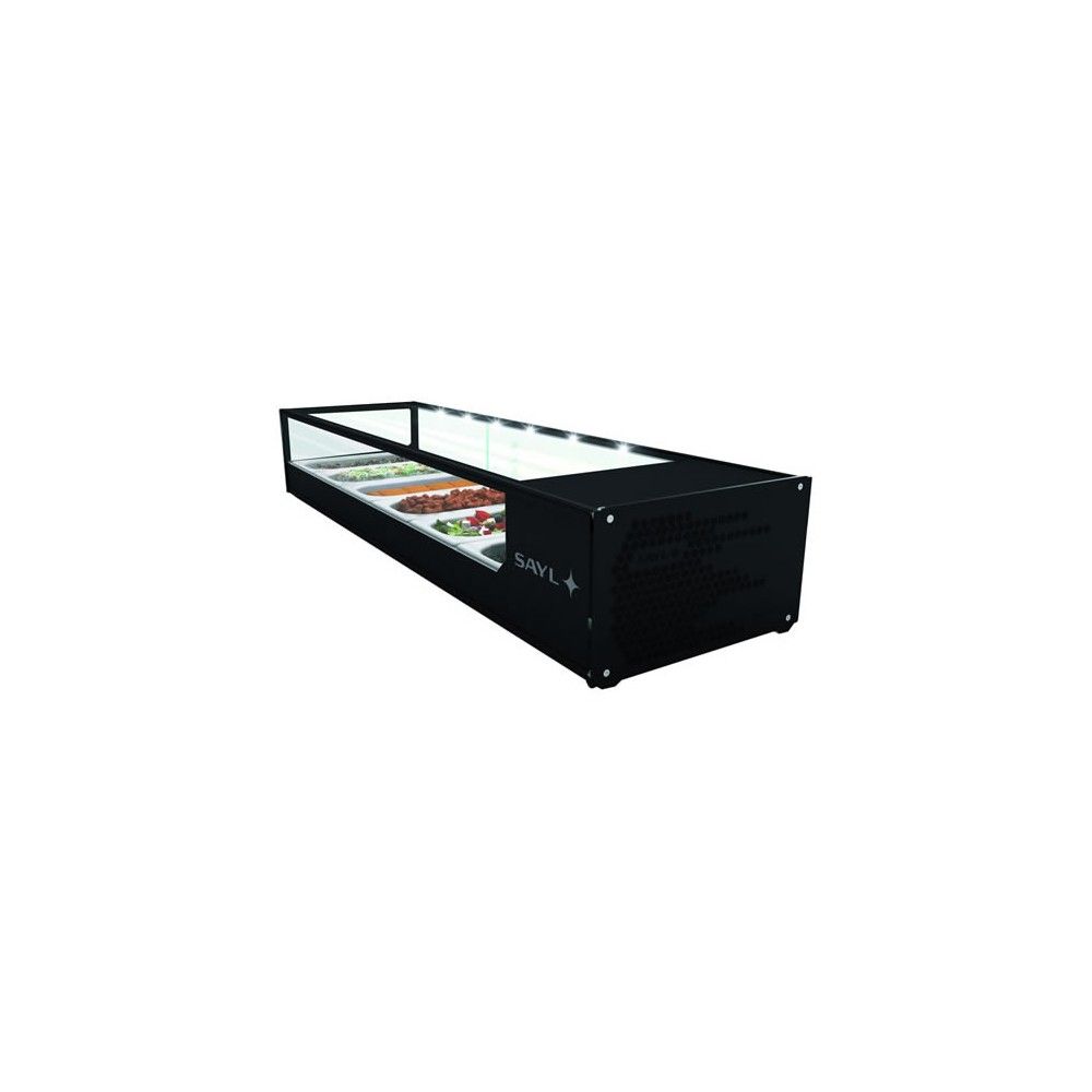 Vetrina Refrigerata Sushi da Banco Hotclass VTLG6 — 1320×380×225 mm, LED