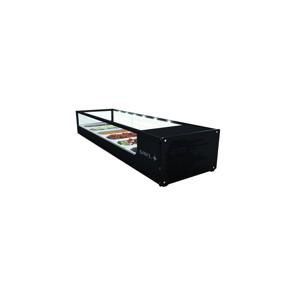 Vetrina Refrigerata Sushi da Banco Hotclass VTLG6 — 1320×380×225 mm, LED – immagine 1