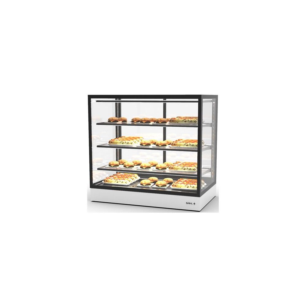 Vetrina Calda da Banco Drop-in SAYL IN-100-90C — 1000×900 mm, +70 °C con LED