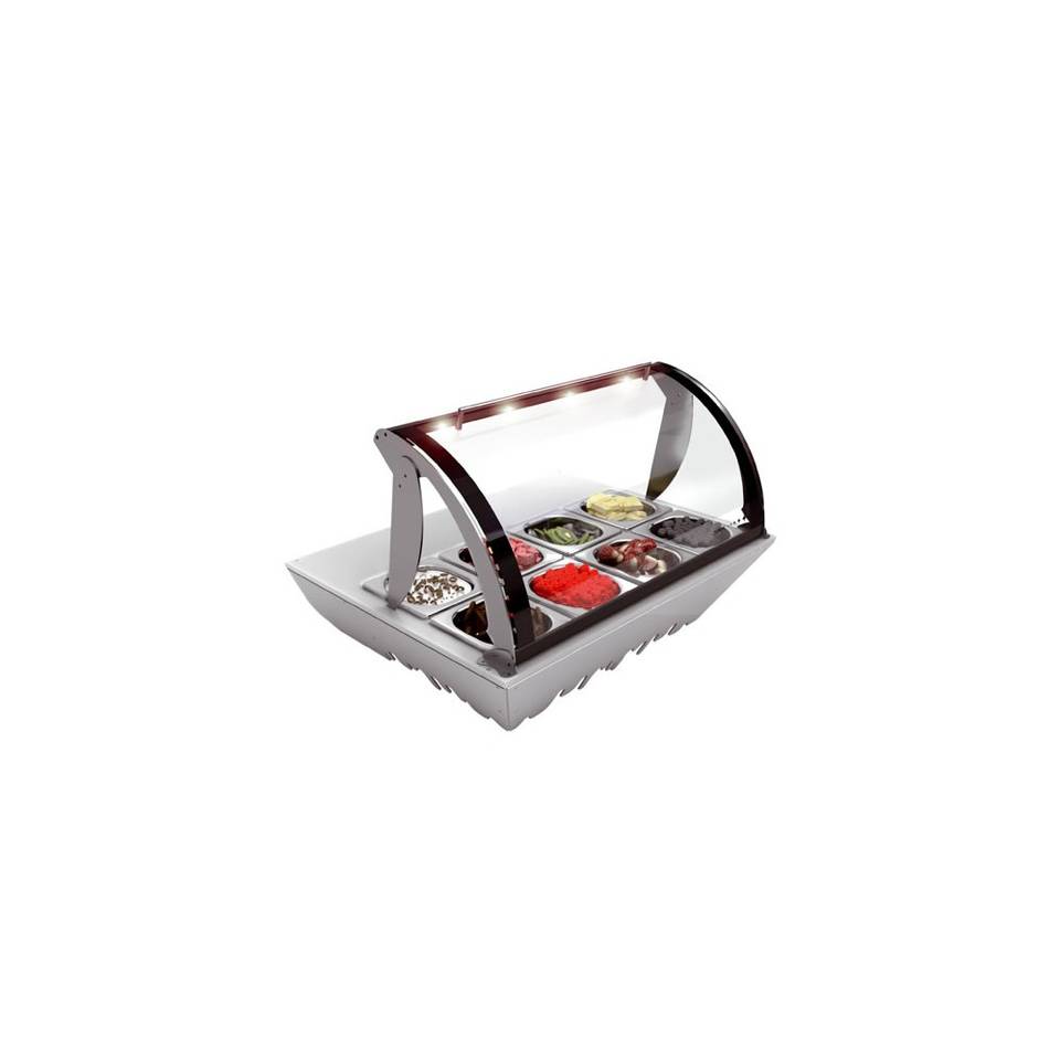 Vetrina Refrigerata Grab & Go Hotclass TOPPING — 785×675×300 mm, +2/+5 °C, LED – immagine 1