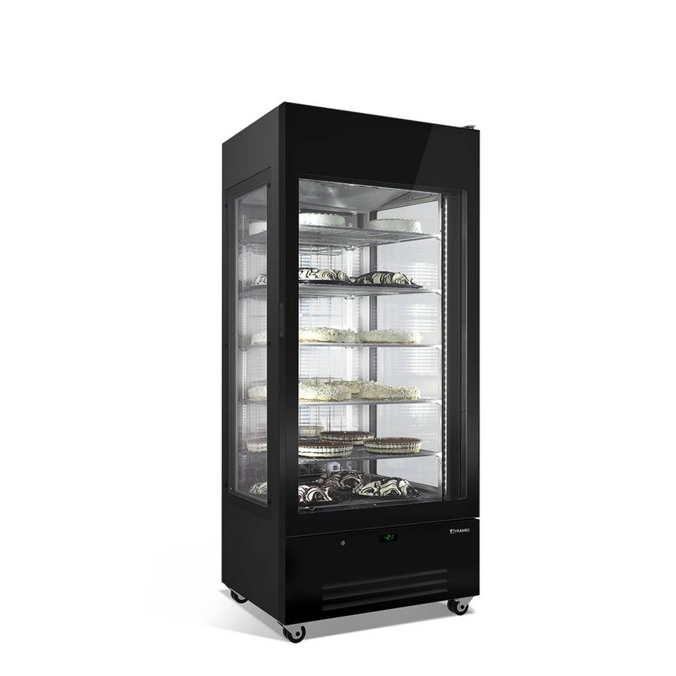 Vetrina Gelato Framec VENERE 90 Black — 18 Gusti Ampia Capienza – immagine 1