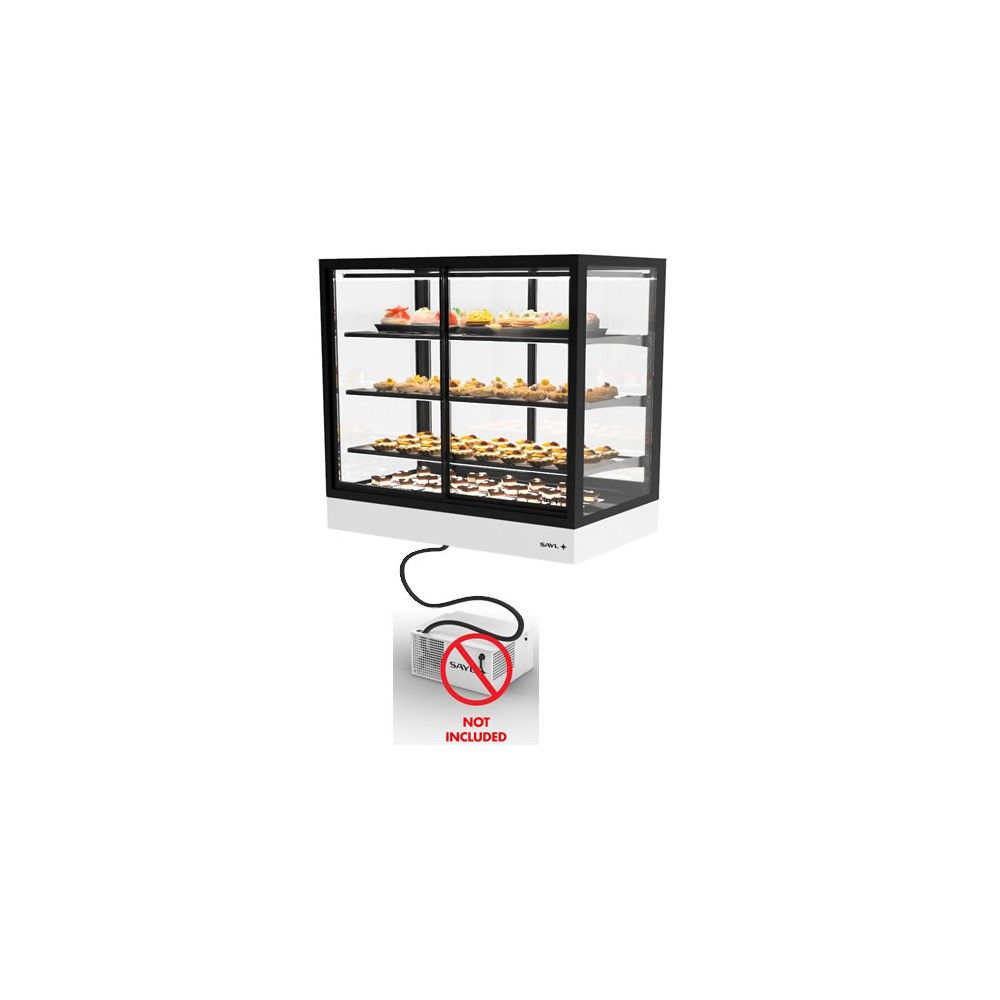 Vetrina Refrigerata Drop-in SAYL IN-100-90RAZ — 1000×900 mm Doppio Accesso Gruppo Remoto con LED