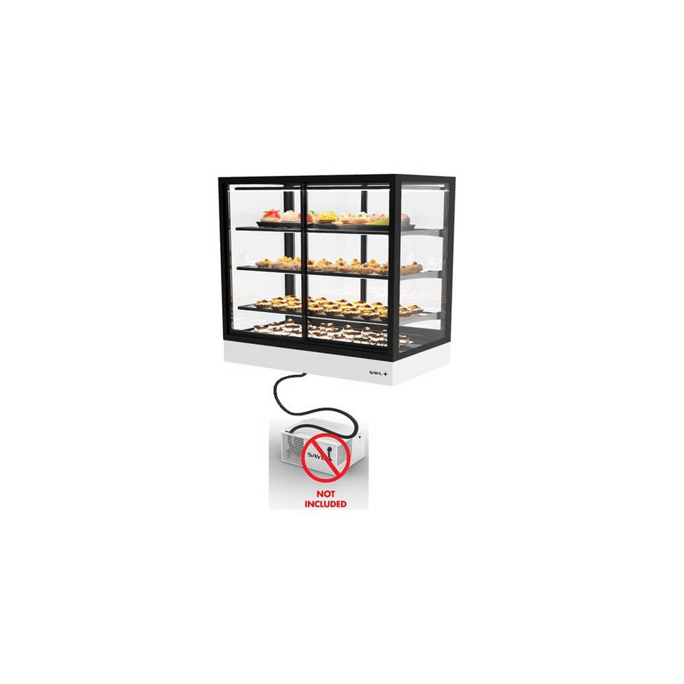 Vetrina Refrigerata Drop-in SAYL IN-100-90RAZ — 1000×900 mm Doppio Accesso Gruppo Remoto con LED – immagine 1