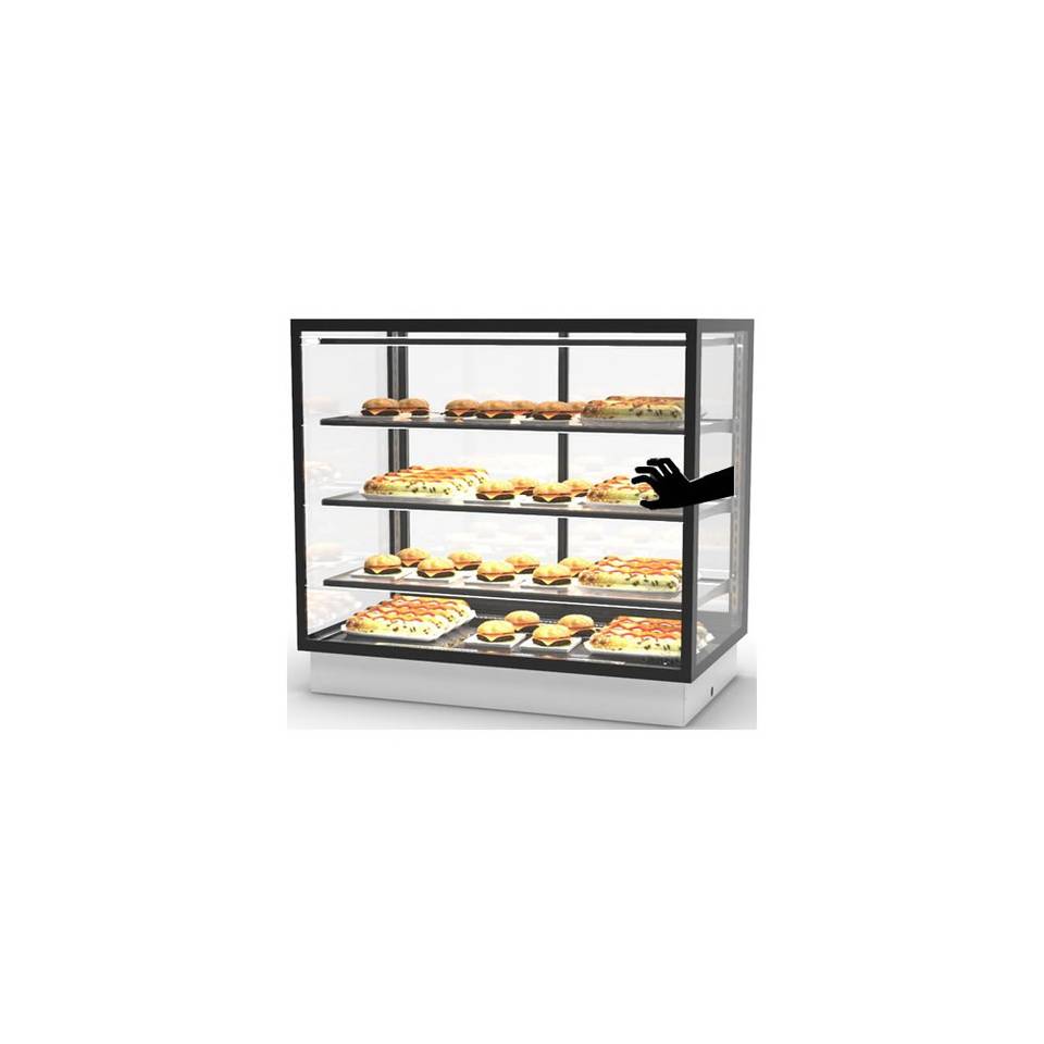 Vetrina Calda Grab & Go da Banco SAYL DP-100-80CG — 1000×600×815 mm, LED – immagine 1