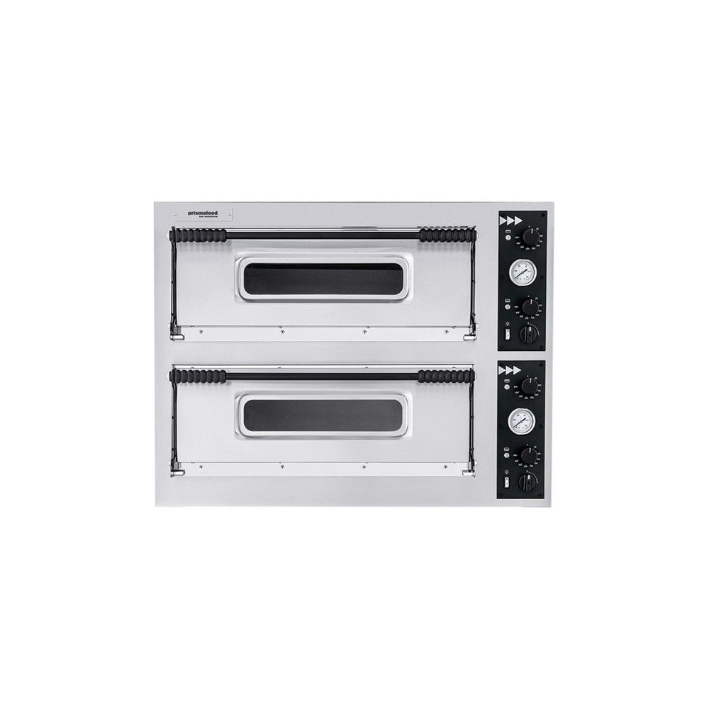 Forno Elettrico per Pizza 2 Camere Large 6 Pizze Prismafood Basic 66L