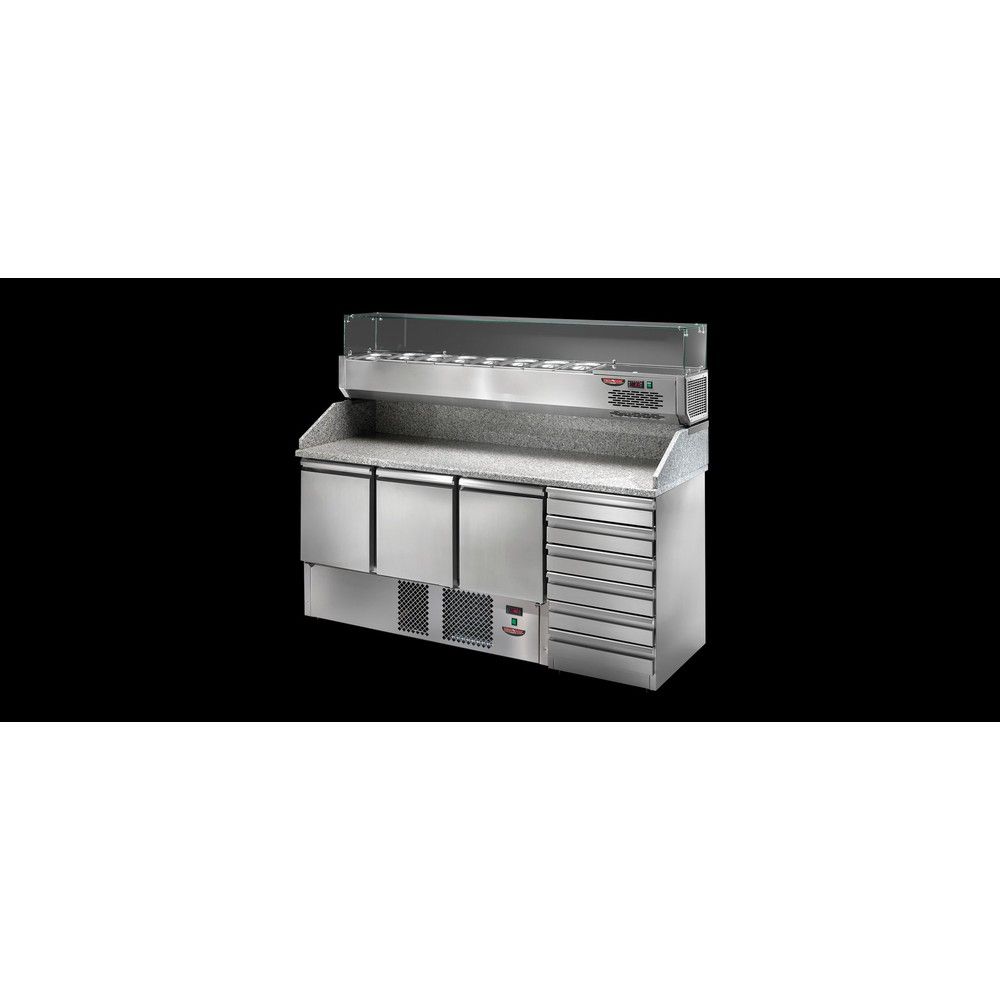 Saladette Pizza Refrigerata Tecnodom