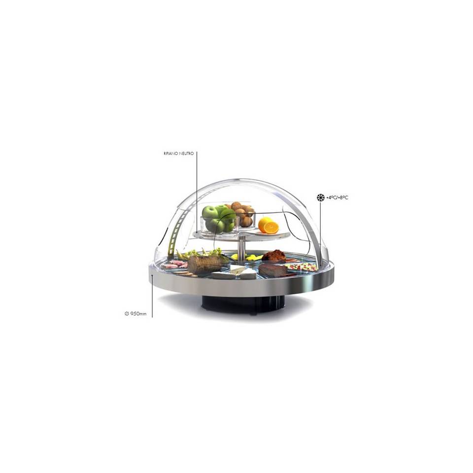 Buffet Refrigerato Circolare Sayl BUF360 — Espositivo Self-Service 360° – immagine 1