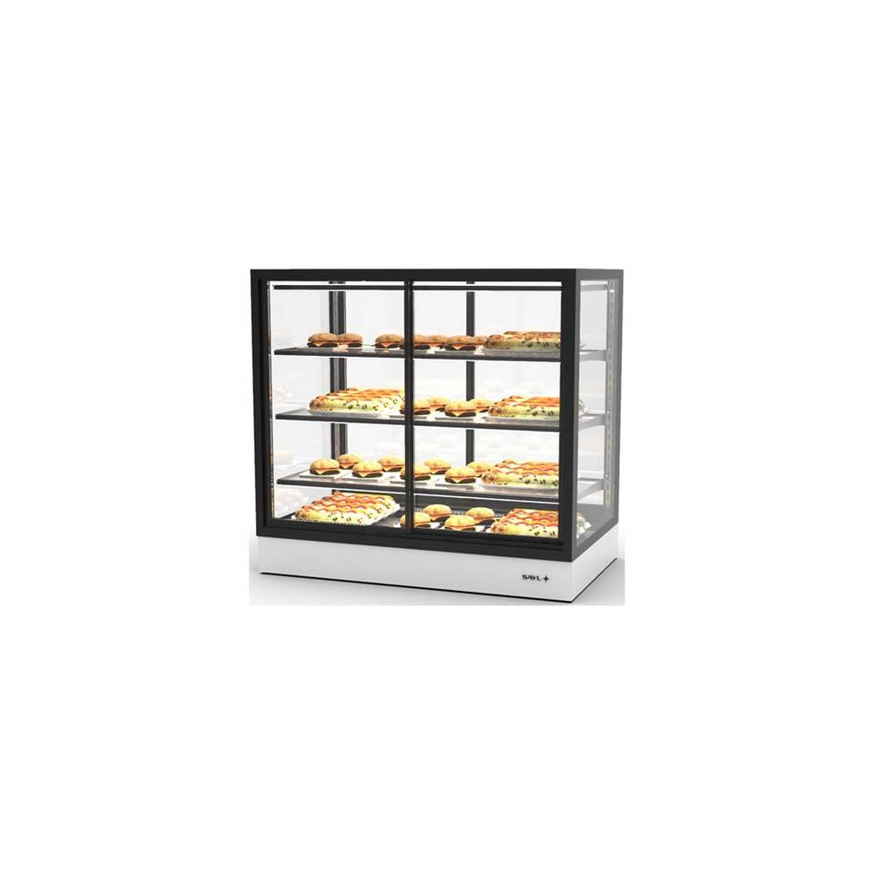 Vetrina Calda Integra Drop-in SAYL IN-100-90CA — 1000×900 mm, Doppio Accesso + LED – immagine 1