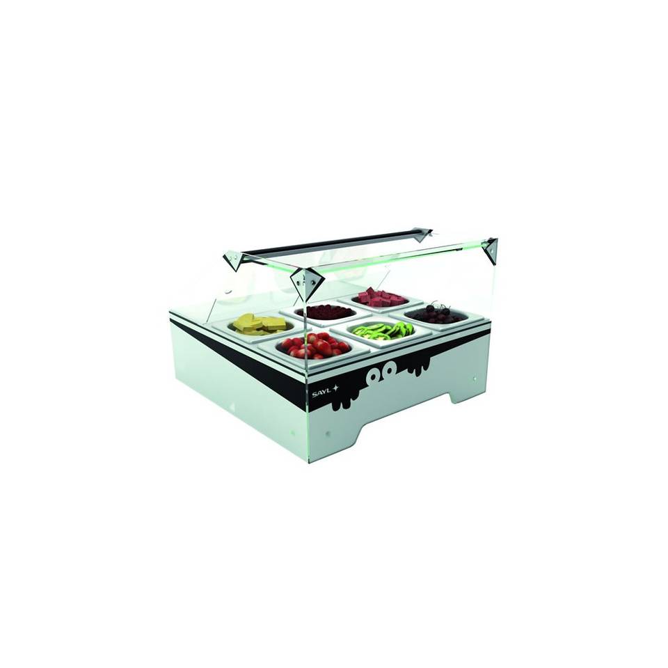 Vetrina Refrigerata Hotclass TOPBOXMINI — 576×610×400 mm, +4/+7 °C, LED – immagine 1