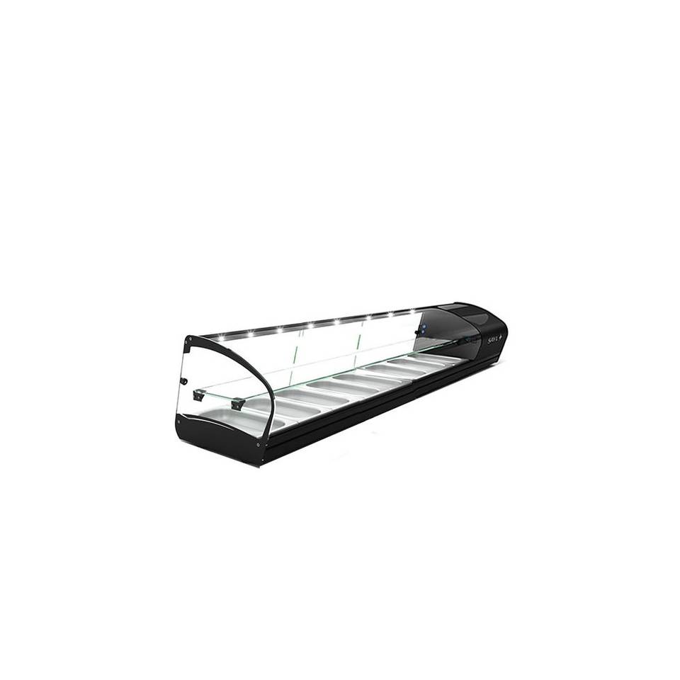 Vetrina Refrigerata Sushi da Banco SAYL SK28 — 1788×395×340 mm, +2/+6 °C, LED – immagine 1