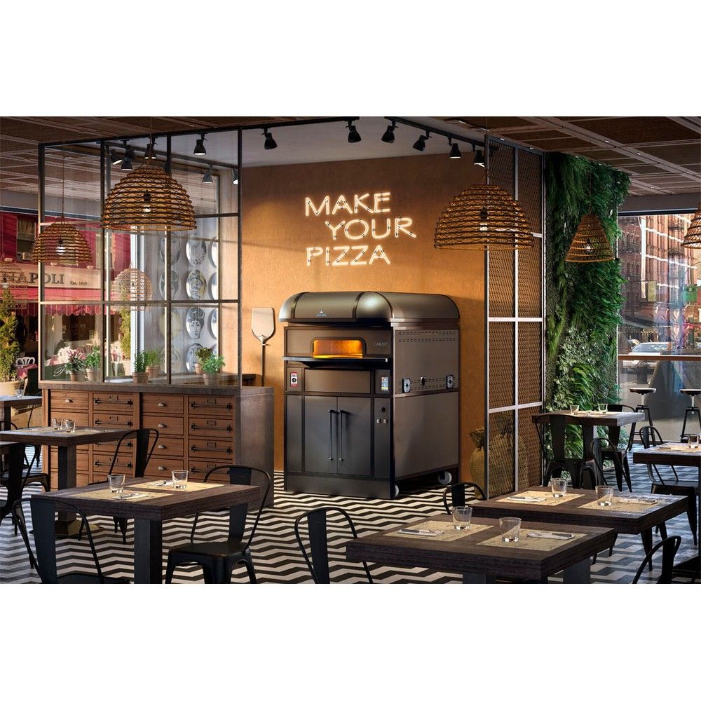 Forno Pizza Professionale Italforni Caruso — Touch Screen 530°C