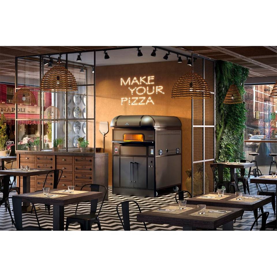 Forno Pizza Professionale Italforni Caruso — Touch Screen 530°C – immagine 1