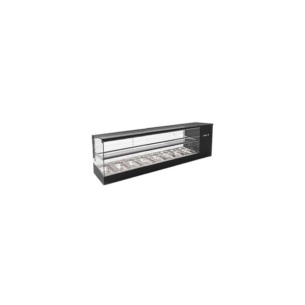Vetrina Refrigerata da Banco SAYL VTLG28-1 — 1680×380×460 mm, LED
