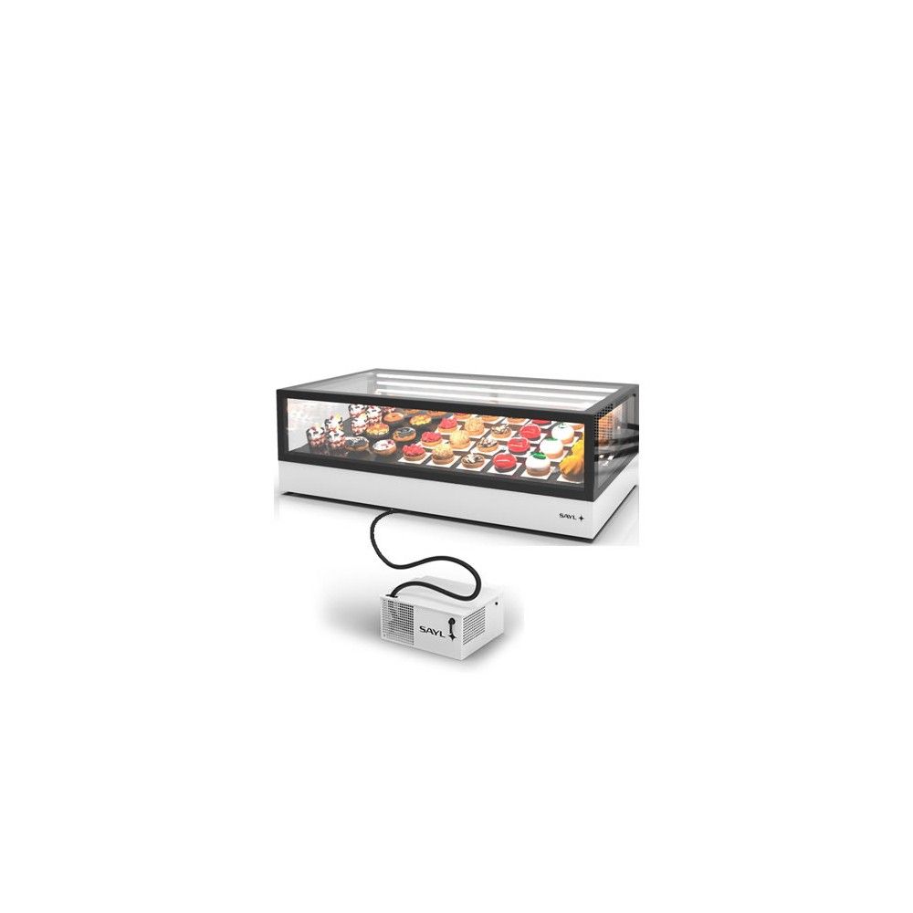 Vetrina Refrigerata Drop-in SAYL IN-120-40R — 1200×400 mm con LED