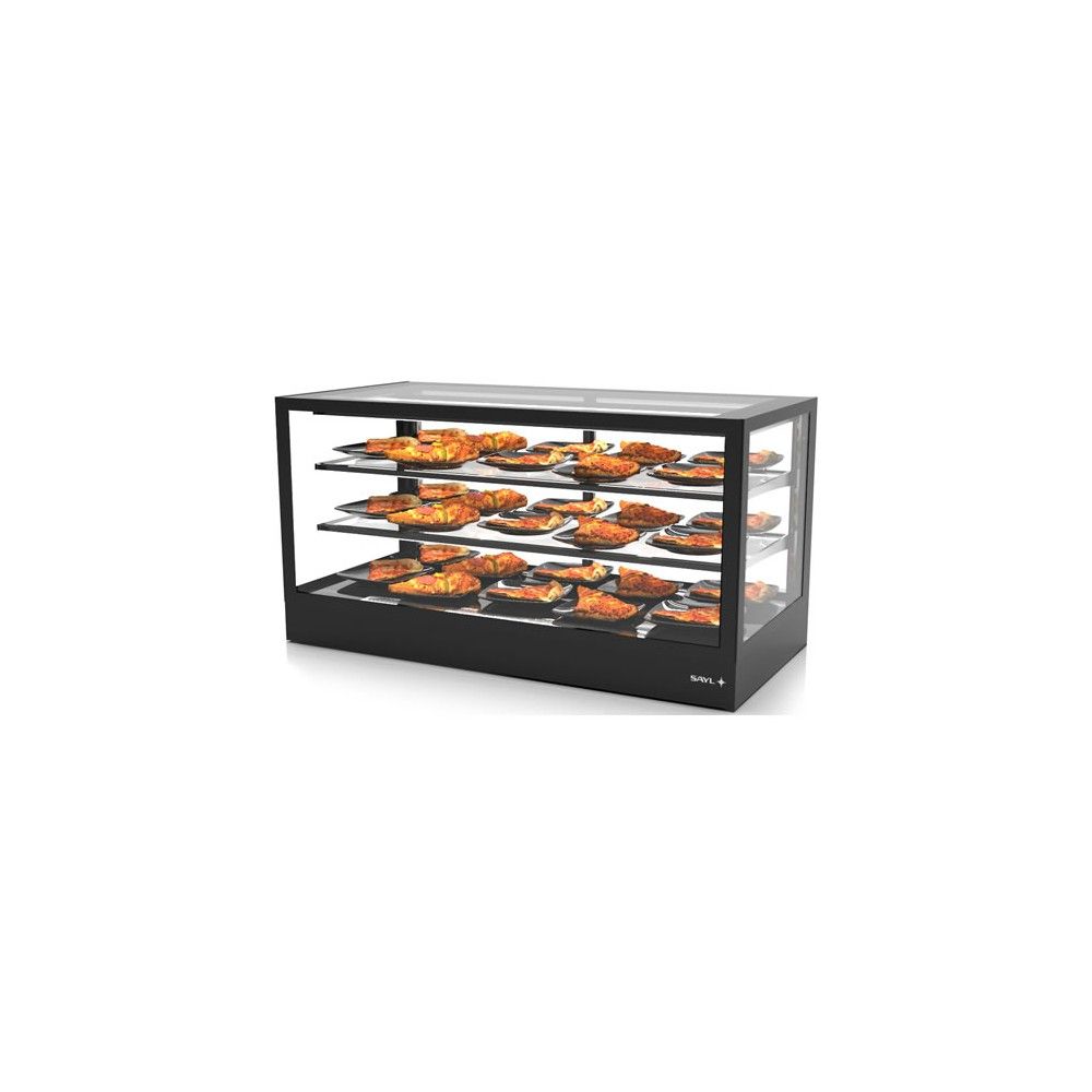 Vetrina Calda da Banco Drop-in SAYL IN-120-60C — 1200×600 mm, +70 °C con LED