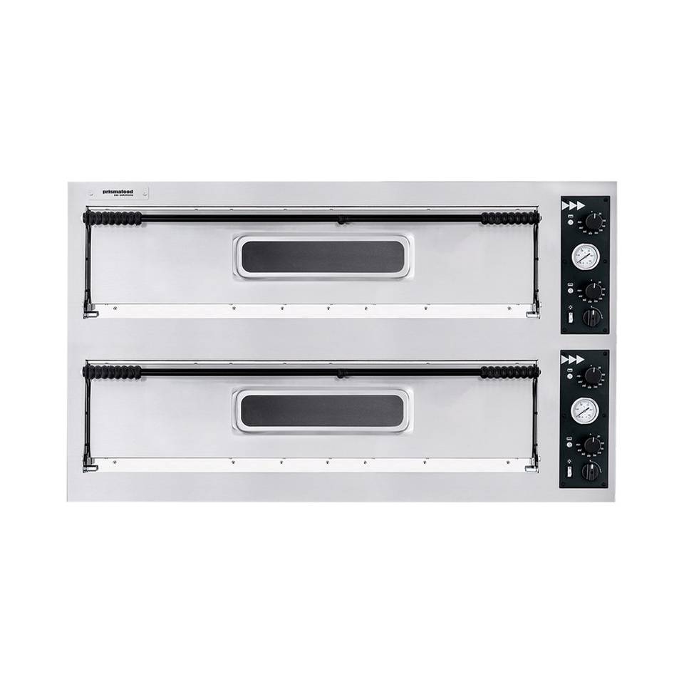 Forno Elettrico per Pizza 2 Camere Large 6 Pizze 18kW Prismafood Basic XL 66L – immagine 1