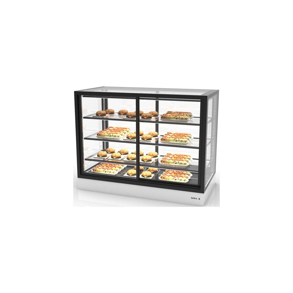 Vetrina Calda Integra Drop-in SAYL IN-120-90CA — 1200×900 mm, Doppio Accesso + LED