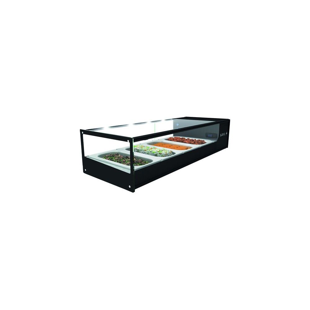 Vetrina Refrigerata Sushi da Banco Hotclass VTLG4 — 970×380×225 mm, +2/+6 °C, LED