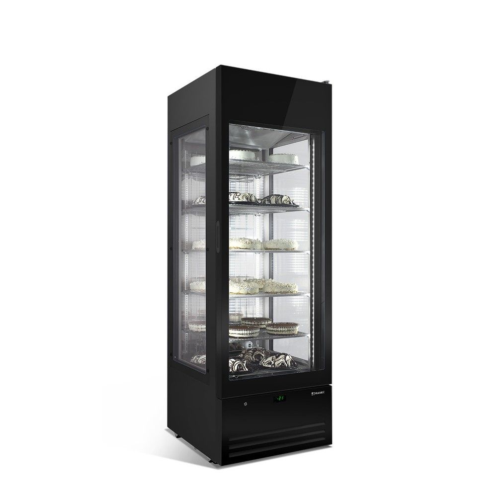 Vetrina Gelato Framec VENERE 70 Black — 12 Gusti Compatta