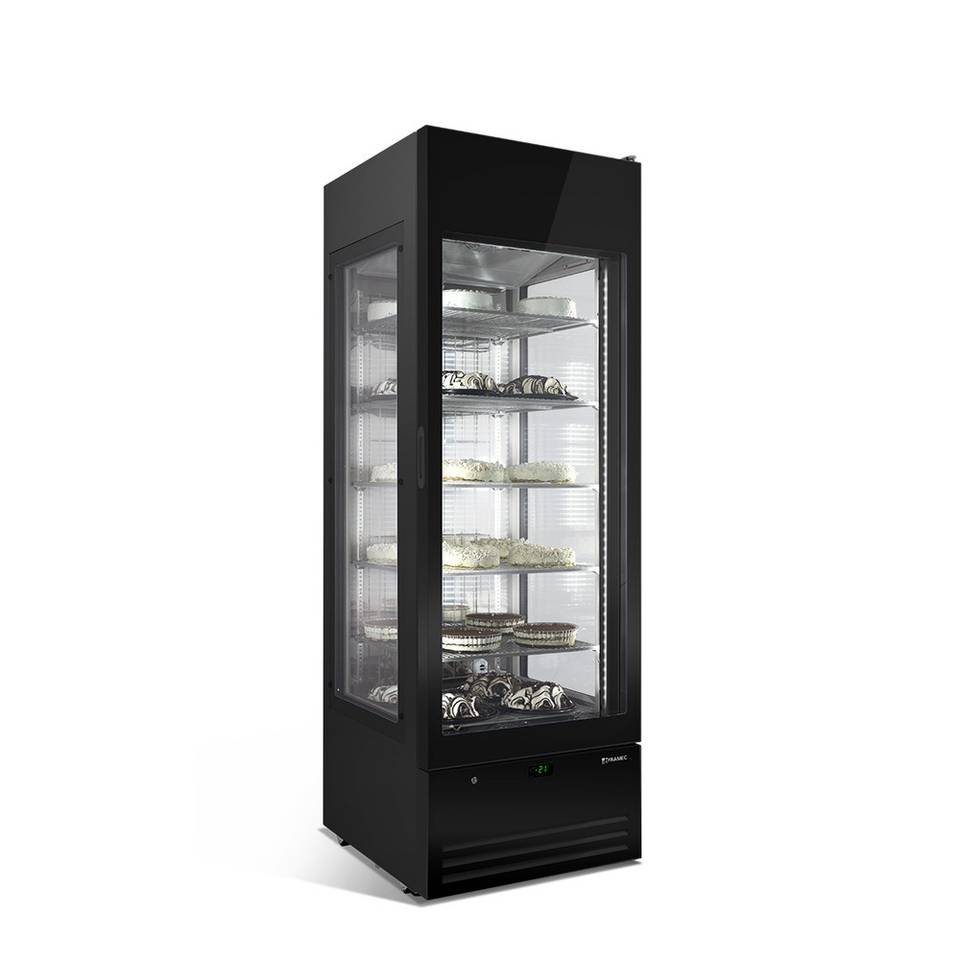 Vetrina Gelato Framec VENERE 70 Black — 12 Gusti Compatta – immagine 1