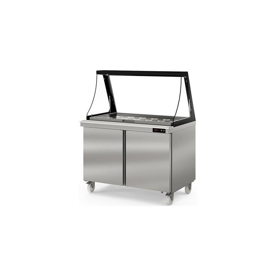 Base Refrigerata Professionale Hotclass HCSAL12V — 3 Porte Ventilata – immagine 1