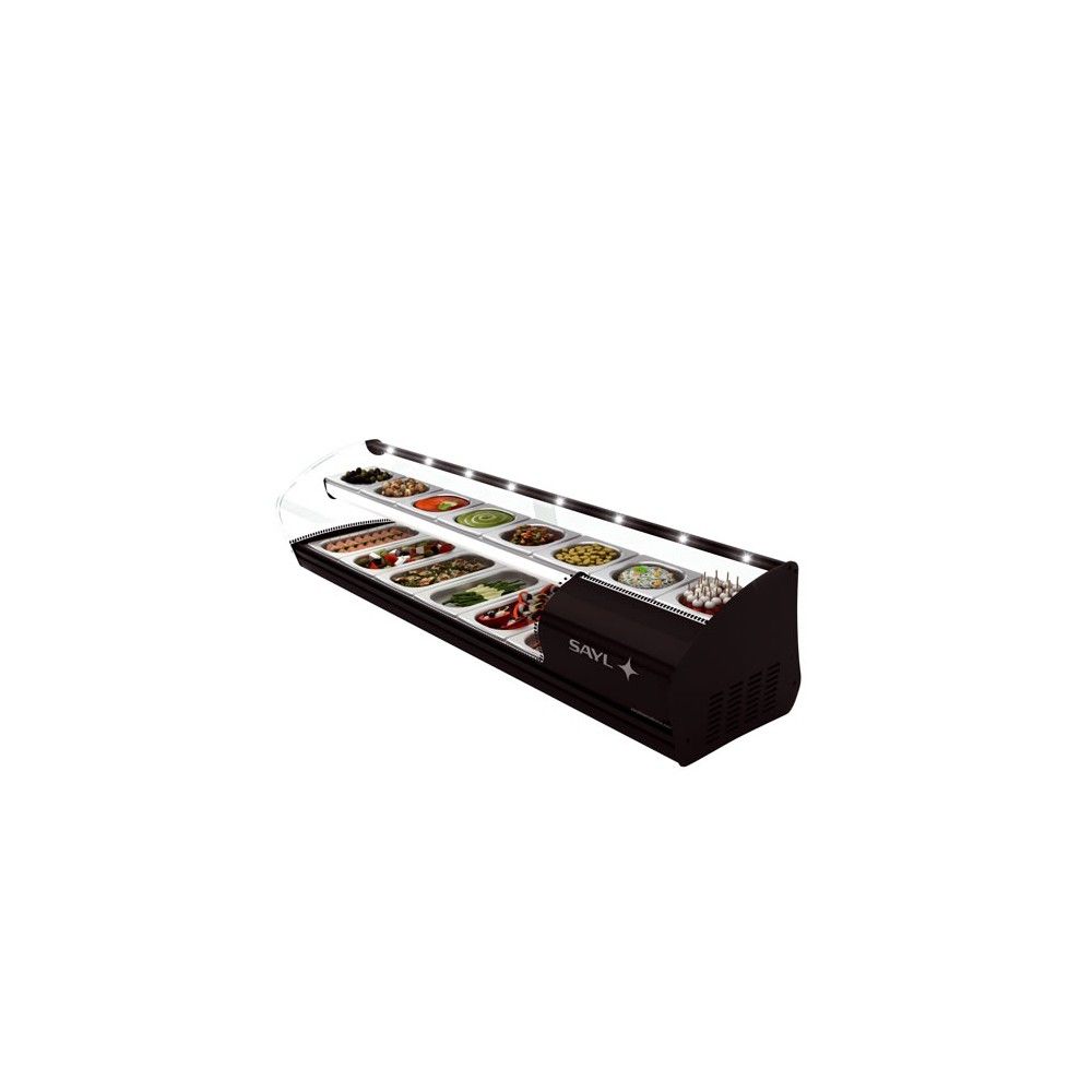 Vetrina Refrigerata Hotclass V68 — 1438×395×340 mm, +2/+6 °C, LED