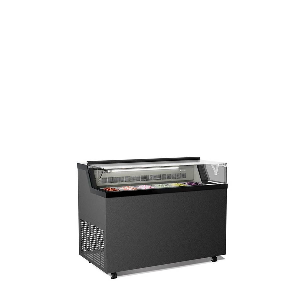 Vetrina Gelato Framec FLAT GLITTER — Vetro Piano Design Moderno – immagine 1