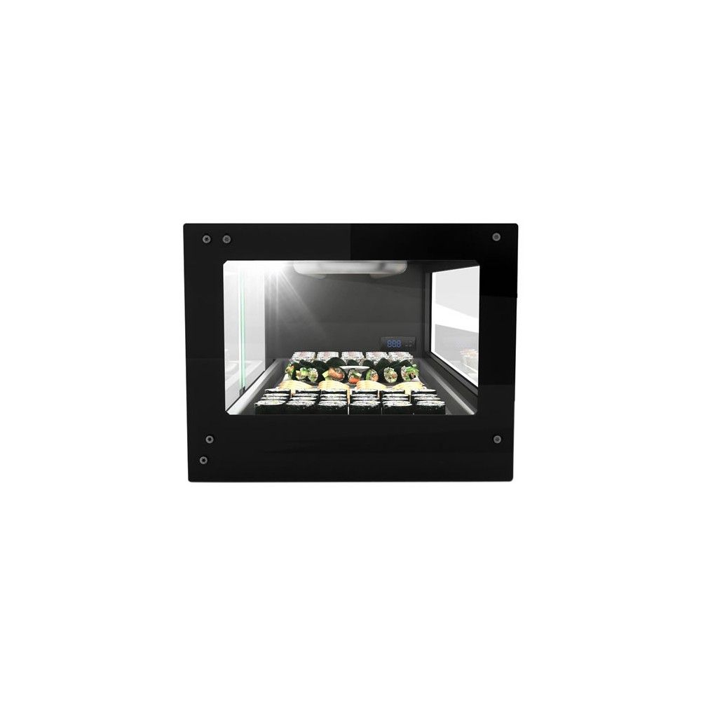 Vetrina Refrigerata Sushi da Banco Hotclass VTLG6SP — 1320×380×300 mm, +2/+6 °C, LED
