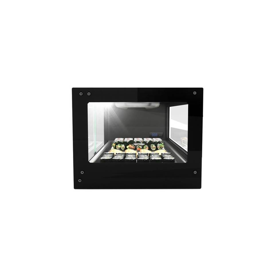 Vetrina Refrigerata Sushi da Banco Hotclass VTLG6SP — 1320×380×300 mm, +2/+6 °C, LED – immagine 1
