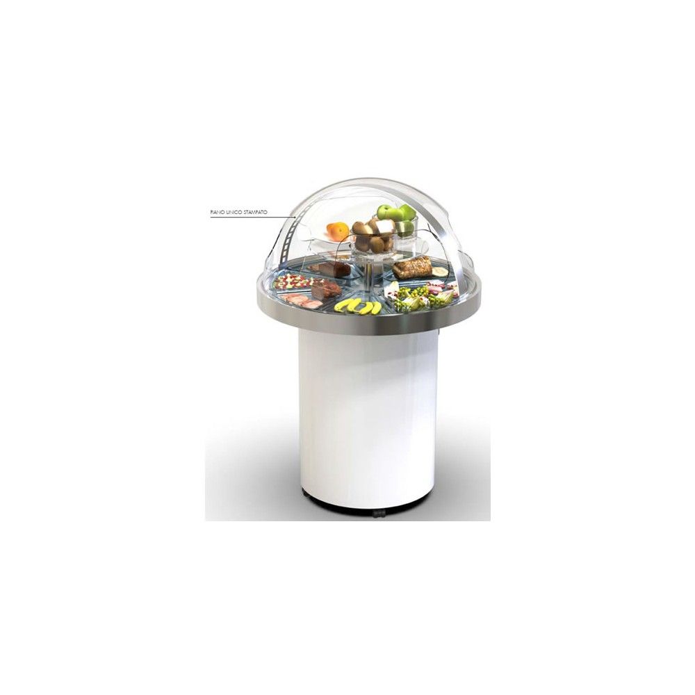 Buffet Refrigerato Circolare con Piano Sayl BUF360P — Espositivo Self-Service 360°