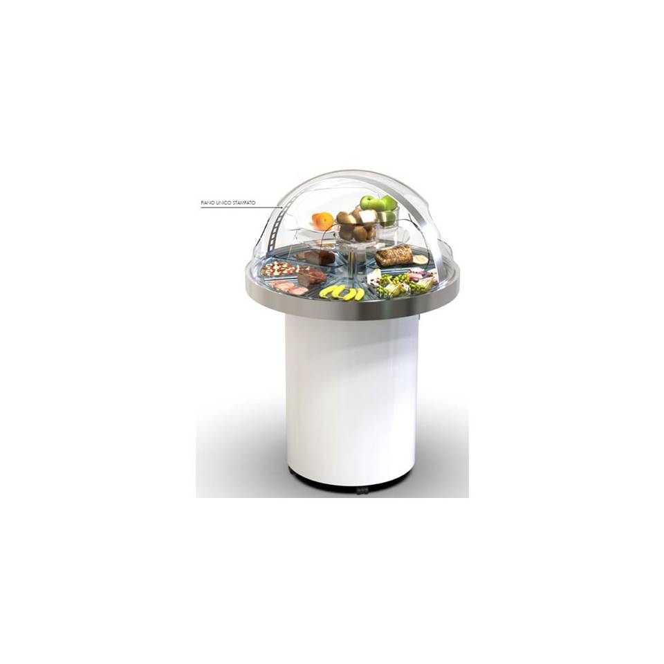 Buffet Refrigerato Circolare con Piano Sayl BUF360P — Espositivo Self-Service 360° – immagine 1